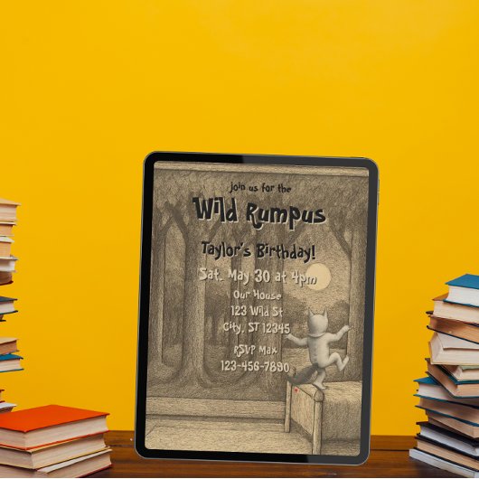 Wild Rumpus Verjaardag Kaart