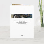 Wild Sable Island Stallion's Mane Wenskaarten Bedankkaart (Achterkant)