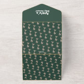 Wild Safari Adventure: uniek Baby shower All In One Uitnodiging (Buitenkant)