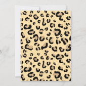 Wild Safari Adventure wacht op Baby shower Kaart (Achterkant)