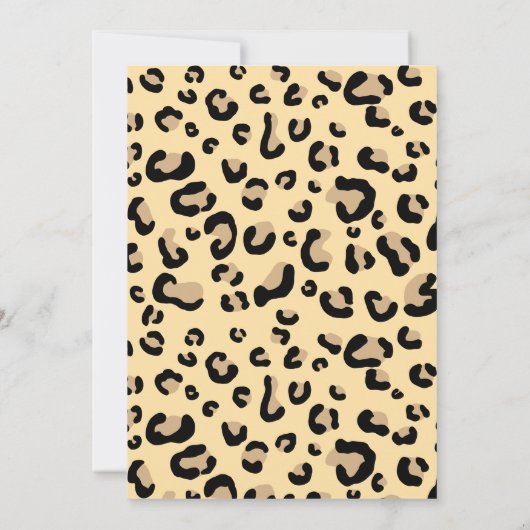 Wild Safari Adventure wacht op Baby shower Kaart (Achterkant)