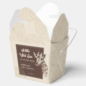 Wild Safari Animal Baby shower Bedankdoosjes (Geopend)