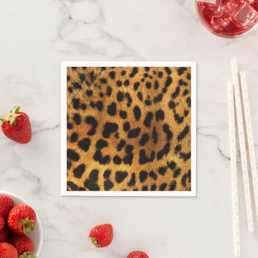 wild Safari animal cheetah girly leopard print Servet (Insitu)