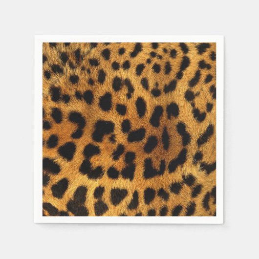 wild Safari animal cheetah girly leopard print Servet (Voorkant)