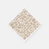 Wild Safari Animal Giraffe Print Servet (Hoek)
