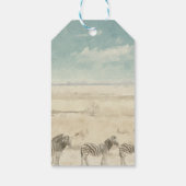 Wild Safari Animals Baby shower Hartelijk dank Cadeaulabel (Achterkant)