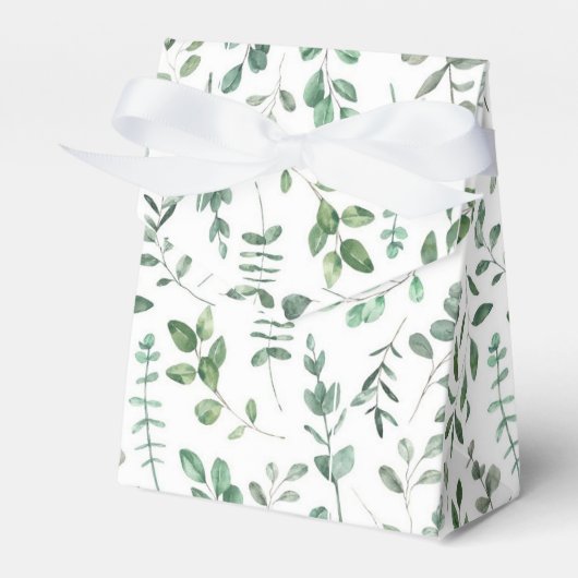 Wild Safari Animals Baby shower Oerwoud Greenery Bedankdoosjes (Voorkant Zijde)