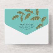 Wild Safari Big Cats die in één uitnodiging met el (Achterkant)