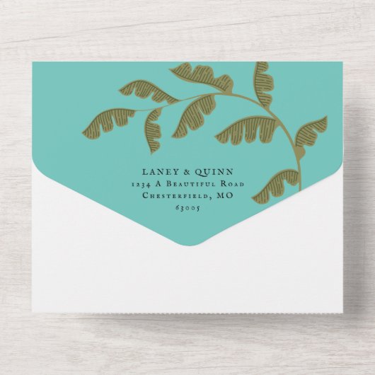 Wild Safari Big Cats die in één uitnodiging met el (Achterkant)