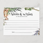 Wild Safari Dieren Advies en Wensen Kaart (Voorkant)