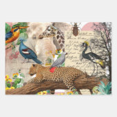 Wild Safari Dieren Inpakpapier Vel (Voorkant 3)