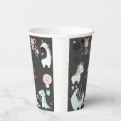 Wild safari dieren kinderen verjaardag papieren bekers (Rechts)