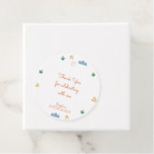 Wild safari dieren kinderen verjaardagsfeestje bedankjes labels (In situ)