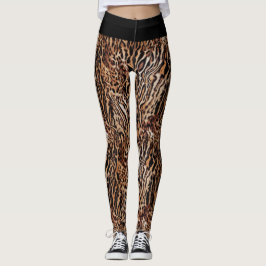 Wild Safari Dierenprint Patroon Leggings