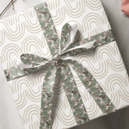 Wild Safari Giraffe dierenpatroon Satijnen Lint