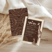 Wild Safari Giraffe Oerwoud Baby shower Kaart