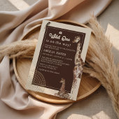 Wild Safari Giraffe Oerwoud Baby shower Kaart