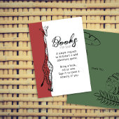 Wild Safari Giraffe Rust Red Books For Baby Informatiekaartje