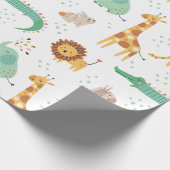Wild Safari Kinder Cadeaupapier (Hoek)