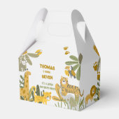 Wild safari kinderen bedankdoosjes (Achterkant)