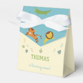 Wild safari kinderen bedankdoosjes (Voorkant Zijde)