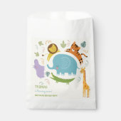 Wild safari kinderen bedankzakje (Voorkant)