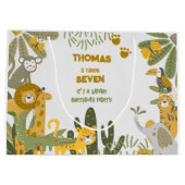 Wild safari kinderen groot cadeauzakje (Achterkant)