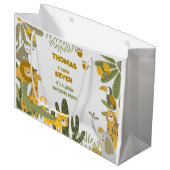 Wild safari kinderen groot cadeauzakje (Voorkant Gekanteld)