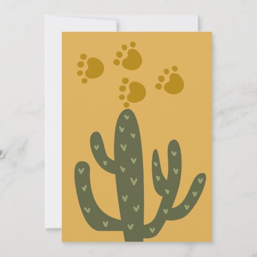 Wild safari kinderen kaart (Achterkant)