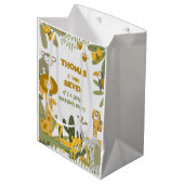 Wild safari kinderen medium cadeauzakje (Voorkant Gekanteld)