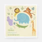 Wild safari kinderen servet (Voorkant)