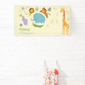 Wild safari kinderen spandoek (Insitu)