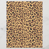 Wild Safari Leopard print papier (Achterkant)