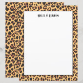 Wild Safari Leopard print papier (Voorkant / Achterkant)
