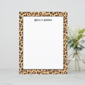 Wild Safari Leopard print papier (Staand voorkant)