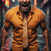 Wild Safari luipaard Print Stropdas