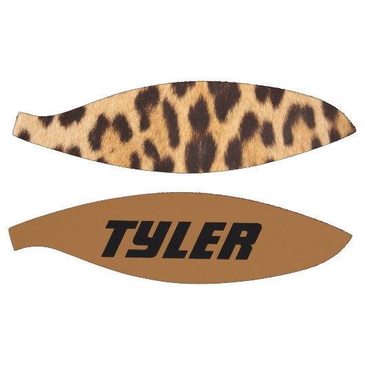 wild safari mode leopard print eigen namen basketbal (Panelen)