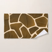 Wild Safari Natuurlijke Giraffe Print Bad Handdoek (Handdoek)