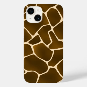 Wild Safari Natuurlijke Giraffe Print Case-Mate iPhone 14 Hoesje
