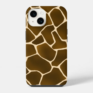 Wild Safari Natuurlijke Giraffeprint iPhone 14 Hoesje
