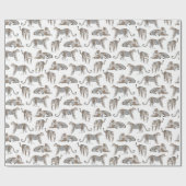Wild Safari Oerwoud Luipaard Patterned Cadeaupapier (Vlak)