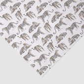 Wild Safari Oerwoud Luipaard Patterned Tissuepapier (Detail)