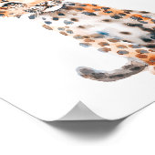 Wild Safari Party Luipaard Dieren Verjaardag Poster (Hoek)