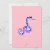 Wild Safari verjaardagsfeestje Kaart (Achterkant)