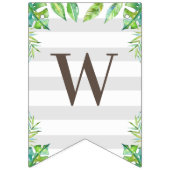 Wild Safari Welcome Baby Boy Shower Lion Giraffe Vlaggetjes (Derde vlag)