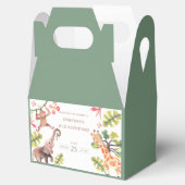 Wild Safari Zoo Birthday Favor Box Bedankdoosjes (Geopend)