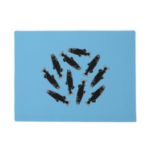 Wild Salmon Fish Pattern