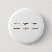 Wild Salmon Ronde Button 5,7 Cm (Voorkant)