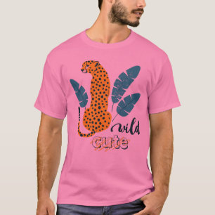 Wild Schattige Mannen T-shirt – Tiger Graphic Desi