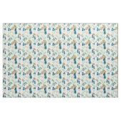 Wild Scottish Blue Thistle Flower Stof (Yard (91,4 cm))